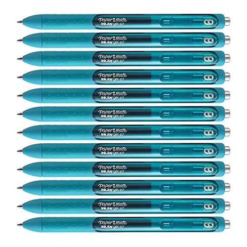 Paper Mate InkJoy Gel Retractable Pens, 0.7mm, Medium Point, 12-Count (Teal) von PAPER MATE