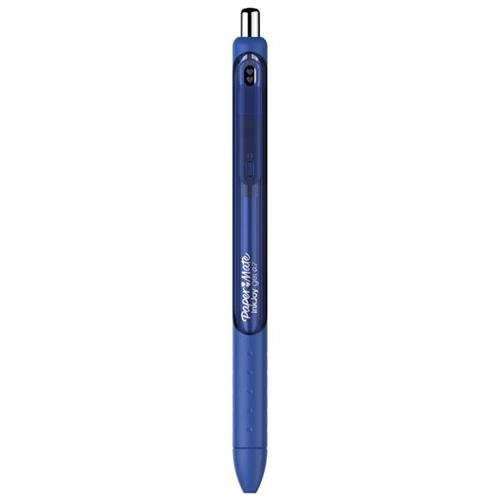 Papermate InkJoy Kugelschreiber Gel Retractable Gel Pen Blau 12Stück (S) Gel Retractable Gel Pen, Blau, Blau, Transparent, Ambidextrös, mittel, 0,7 mm) von PAPER MATE