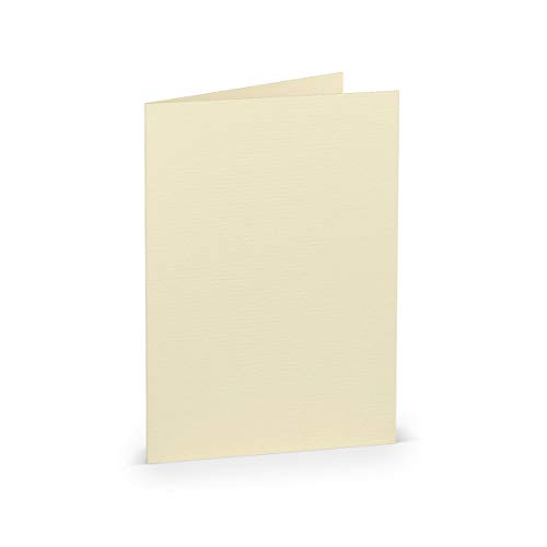 PAPERADO 100 Faltkarten DIN B6 - Chamois gerippt Creme Beige - 220 g/m² - 12 x 16,9 cm - Blanko Doppelkarten Klappkarten Basteln Einladungskarten PAPERADO 100 Faltkarten DIN B6 - Chamois gerippt Creme Beige - 220 g/m² - 12 x 16,9 cm - Blanko Doppelkarten Klappkarten Basteln Einladungskarten von PAPERADO