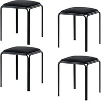 4 PAPERFLOW Hocker BISTRO TBBISX4V.01 schwarz von PAPERFLOW