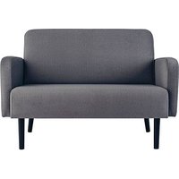 meet powered by PAPERFLOW 2-Sitzer Sofa LISBOA grau schwarz Stoff von meet powered by PAPERFLOW