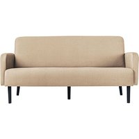 PAPERFLOW 3-Sitzer Sofa LISBOA elfenbein schwarz Stoff von PAPERFLOW