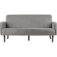 PAPERFLOW 3-Sitzer Sofa LISBOA grau schwarz Stoff von PAPERFLOW