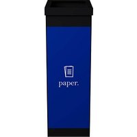 PAPERFLOW Mülltrenner 60,0 l schwarz, blau von PAPERFLOW