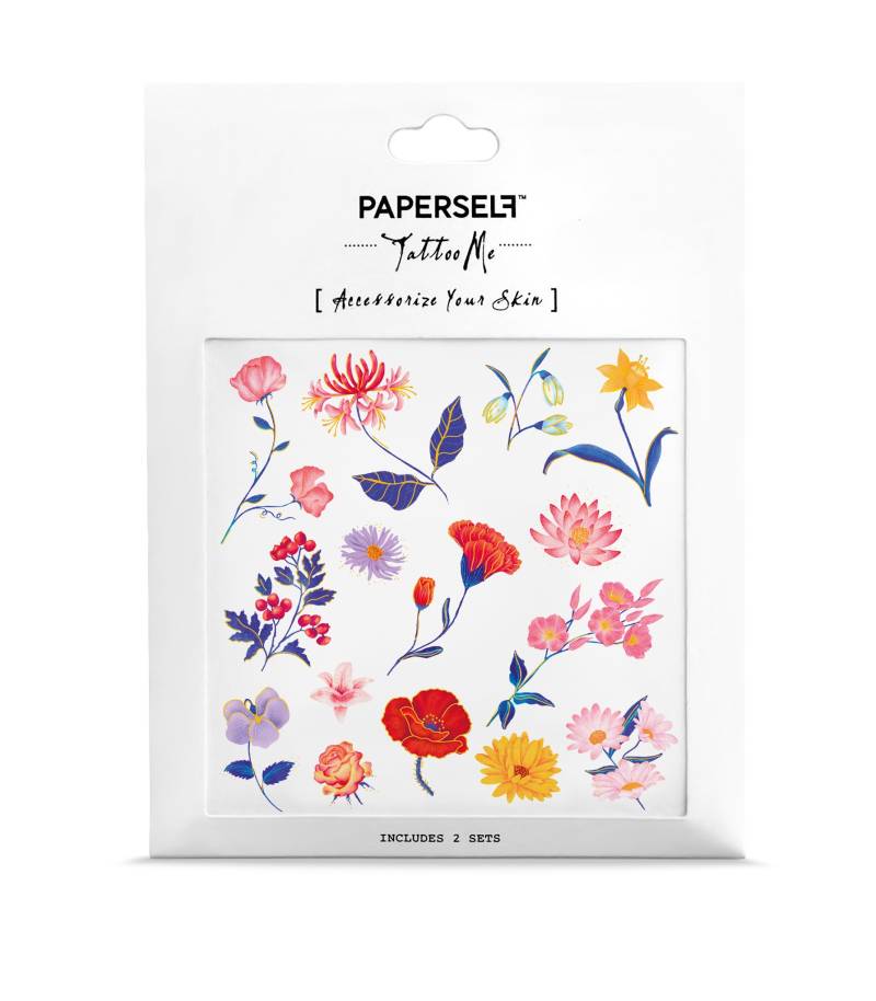 Monat Blumen Tattoo von PAPERSELF