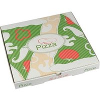 100 PAPSTAR Pizzakartons pure 30,0 x 3,0 cm von PAPSTAR