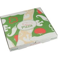 100 PAPSTAR Pizzakartons pure 33,0 x 3,0 cm von PAPSTAR