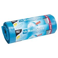 PAPSTAR Müllbeutel CleanUP 240,0 l blau 60,0 µm, 15 St. von PAPSTAR