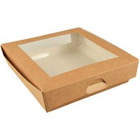 25 PAPSTAR Feinkostboxen pure 19,0 x 19,0 cm von PAPSTAR