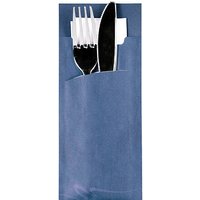 520 PAPSTAR Bestecktaschen blau 8,5 x 20,0 cm von PAPSTAR