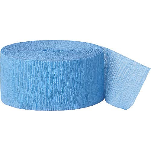 PAPSTAR NEU Kreppband/Krepppapier, Länge: ca. 24 m, Farbe: Hellblau von PAPSTAR