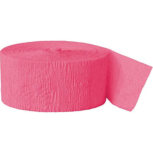 PAPSTAR NEU Kreppband/Krepppapier, Länge: ca. 24 m, Farbe: Pink dunkel von PAPSTAR