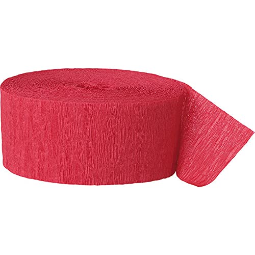 PAPSTAR NEU Kreppband/Krepppapier, Länge: ca. 24 m, Farbe: Rot von PAPSTAR