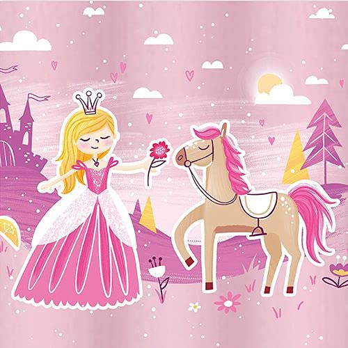 PAPSTAR Servietten, 3-lagig 1/4-Falz 33 cm x 33 cm Fairytale Princess 88612 Dekorservietten Geburtstag Märchenprinzessin, 20 Stück von PAPSTAR