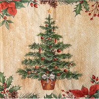 PAPSTAR Servietten Bright Christmas 20 St. von PAPSTAR