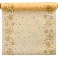 PAPSTAR Tischläufer Christmas Shine 88667 creme 40,0 cm x 3,0 m von PAPSTAR