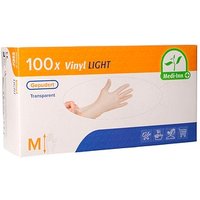 PAPSTAR unisex Einmalhandschuhe LIGHT transparent Größe M 100 St. von PAPSTAR