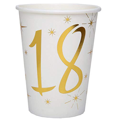 WOOOOZY Becher 18. Geburtstag Metallic, 200ml, 10 St. WOOOOZY Becher 18. Geburtstag Metallic, 200ml, 10 St. von PAPSTAR