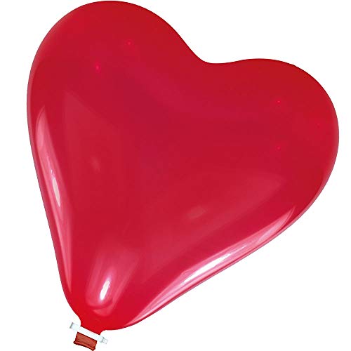 WOOOOZY Luftballon Riesenherz, 50cm Durchmesser von PAPSTAR