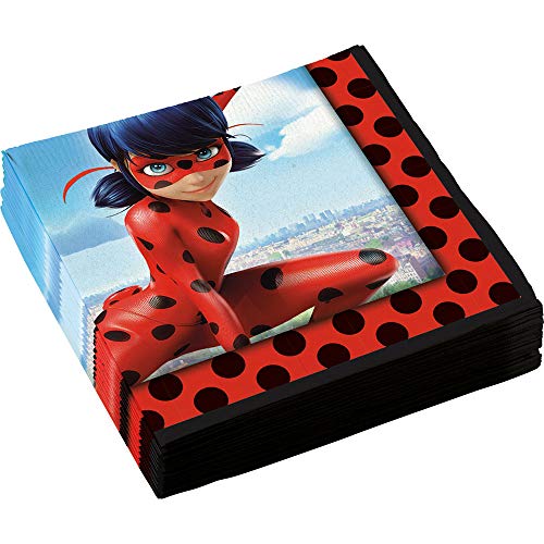 WOOOOZY Servietten Ladybug, 33x33 cm, 20 Stück von PAPSTAR