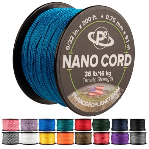 Paracord Planet Nano-Kordel – leichtes Nylon-Nano-Paracord – ideal für Kunst und Handwerk, Heimdekoration, Camping und mehr! von PARACORD PLANET