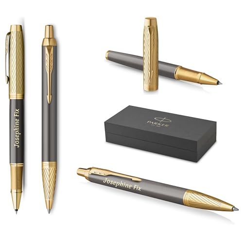 PARKER IM Pioneers GT Limited Edition Kugelschreiber und Tintenroller mit Gravur | Premium Stift | Geschenkbox | personalisiertes Geschenk | Geburtstag von PARKER