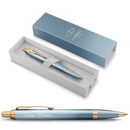 PARKER IM Rituals Turquoise Green Kugelschreiber mit Gravur | Premium Stift | Geschenkbox | personalisiertes Geschenk | | Geburtstag (Turquoise Green) von PARKER