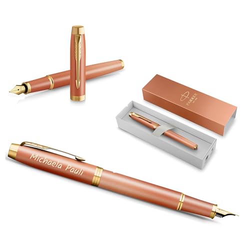 PARKER IM Rituals Orange GT Füllfederhalter mit Gravur | Premium Stift | Geschenkbox | personalisiertes Geschenk | | Geburtstag (Orange GT) von PARKER