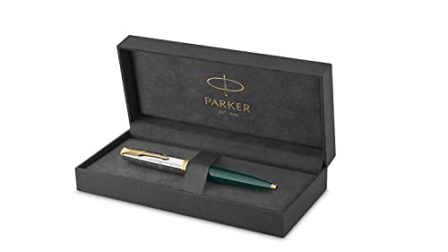 PARKER Kugelschreiber 51 Premium Waldgrün G.C. M Schreibfarbe Schwarz von PARKER