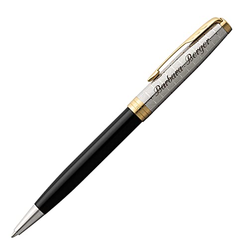 PARKER Kugelschreiber Sonnet Premium Collection Metal Black G.T. 2119787 mit Laser-Gravur von PARKER