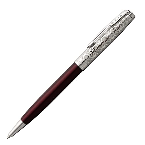 PARKER Kugelschreiber Sonnet Premium Collection Metal Red C.T. 2119783 mit Laser-Gravur von PARKER