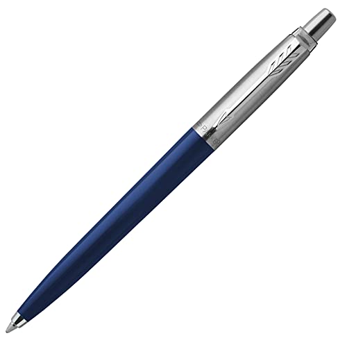 PARKER Kugelschreiber Jotter, navy, M, Edelstahl, Schreibfarbe: blau, 2123427 von PARKER