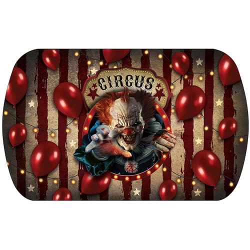 NEU Tablett Horror-Zirkus aus Kunststoff, ca. 29x15cm von PARTY DISCOUNT