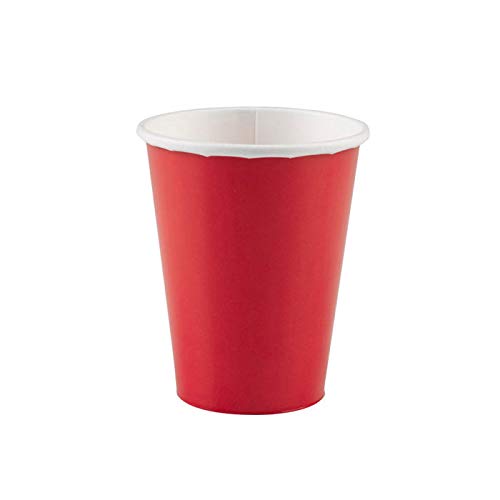 PARTY DISCOUNT Becher rot, 266 ml, 8 Stk. von PARTY DISCOUNT