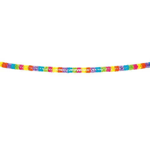 PARTY DISCOUNT Girlande Fandango, 6m, bunt von PARTY DISCOUNT