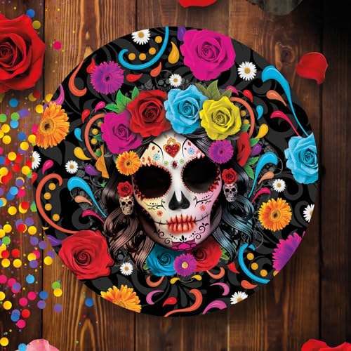 PARTY DISCOUNT NEU Salat-Schüssel Day of The Dead aus Kunststoff, ca. 32cm von PARTY DISCOUNT