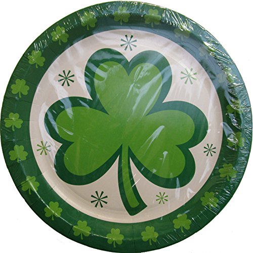 PARTY DISCOUNT Teller St. Patrick's Day, Ø 23 cm, 8 Stück von PARTY DISCOUNT