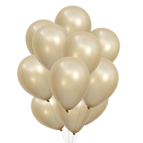 PARTY PARTY 12 metallic Bronze Ballons aus Latex reißfest 30 cm geruchs- und geschmacksneutral Luftballon Deko Kindergeburtstag, Geburtstag Ballon Set Kupfer, Kinder Party, Hochzeit von PARTY PARTY