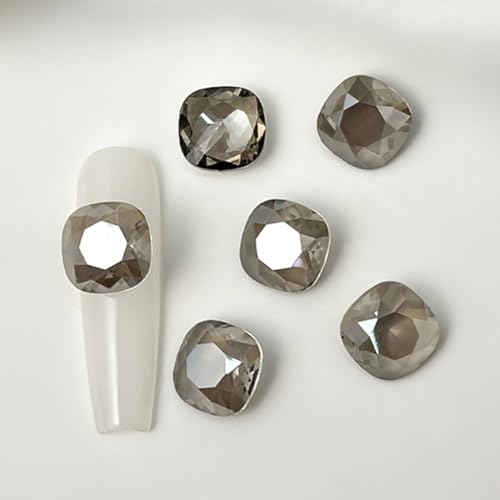 K9 Kristallsteine, Nagel-Charms, quadratisch, Nagelkunst-Charms, Nagel-Strasssteine, spitzer Boden, Nagelkunst-Dekorationen von PASHFSA