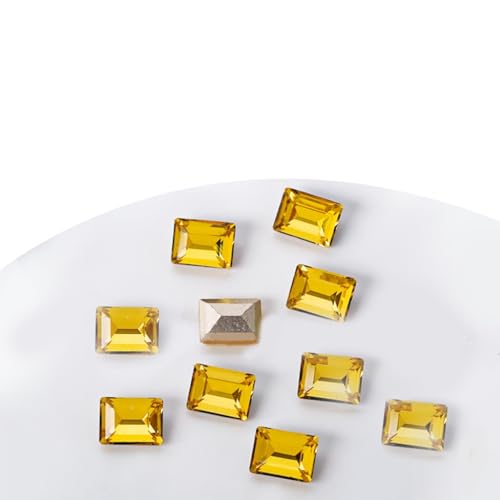 Kristall-Nagel-Strasssteine, 10 Stück, spitze Rückseite, Kristalle, Edelsteine für Nagelkunst, Dekorationen, Y-Bastelzubehör, 10 Stück von PASHFSA