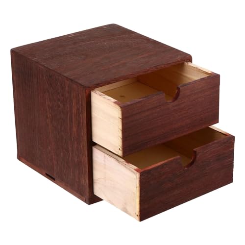 Schmuckaufbewahrung Holz Aufbewahrungsbox Schubladen Organizer Desktop Holz Schreibtischkisten Schubladen Tischboxen Kommode Schrank Würfel Jewelry Box Parfum Organizer(2) von PASPRT