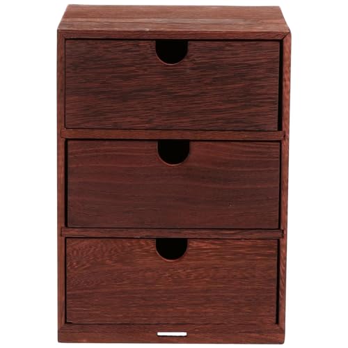 Schmuckaufbewahrung Holz Aufbewahrungsbox Schubladen Organizer Desktop Holz Schreibtischkisten Schubladen Tischboxen Kommode Schrank Würfel Jewelry Box Parfum Organizer(3) von PASPRT