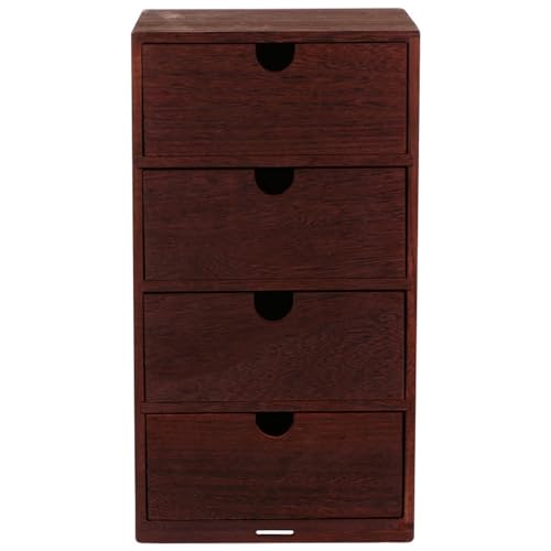 Schmuckaufbewahrung Holz Aufbewahrungsbox Schubladen Organizer Desktop Holz Schreibtischkisten Schubladen Tischboxen Kommode Schrank Würfel Jewelry Box Parfum Organizer(4) von PASPRT