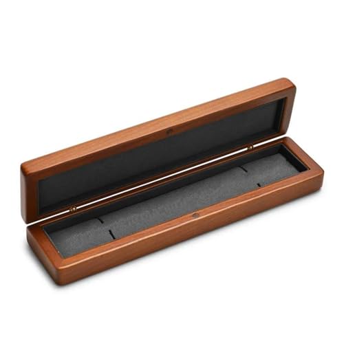 Schmuckaufbewahrung Massivholz Ehering Box Quadratische Holz Ring Box Für Ring Halskette Armband Aufbewahrungsboxen Schmuckschatullen Jewelry Box Parfum Organizer(C 1) von PASPRT