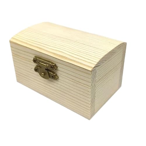 Schmuckaufbewahrung Schlichte Aufbewahrungsbox Für Ringe, Armbänder, Halsketten Und Uhren Aus Holz Mit Deckelverschluss, Schmuckschatulle Aus Holz Jewelry Box Parfum Organizer(Type-B) von PASPRT