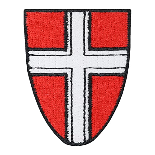 WIEN Aufnäher - Österreichisches Landeswappen bestickte Sammler Edition - Vienna Patch Bundesland Flagge - Österreich Abzeichen gestickt Appliaktion zum aufnähen - 90x70mm von PATCH KING