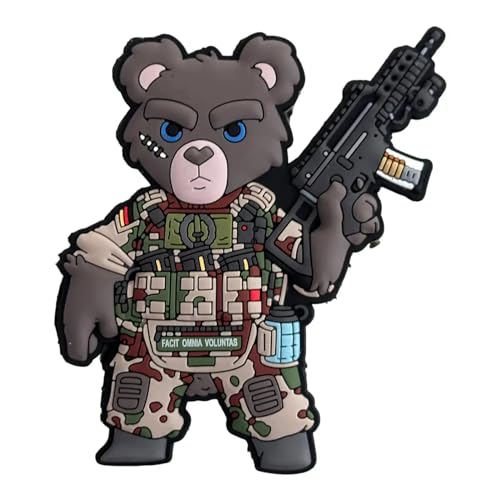 TACTICAL Bundeswehr TEDDY in Tropen Camo Morale Patch mit Klett von Patchlab