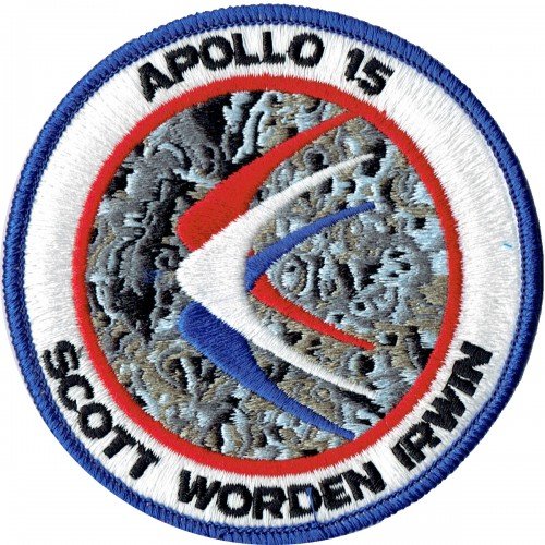 Applikation Aufbügler Patches Stick Emblem Aufnäher Abzeichen "APOLLO 15 PATCH 10cm,,nasa von PATCHMANIA