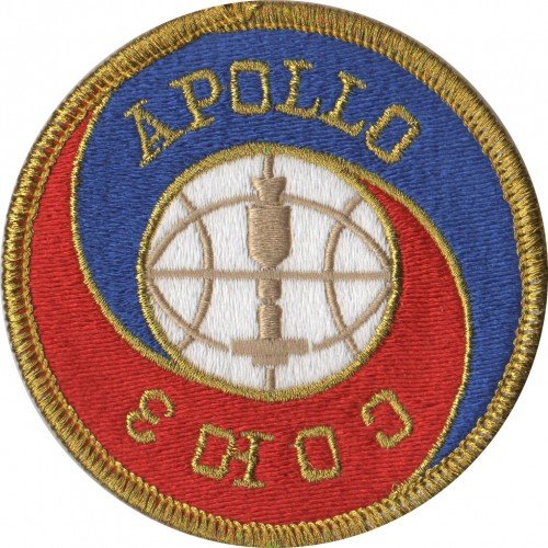 Applikation Aufbügler Patches Stick Emblem Aufnäher Abzeichen "APOLLO-SOYUZ PROGRAM PATCH 10cm,,nasa von PATCHMANIA