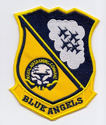 Applikation Aufbügler Patches Stick Emblem Aufnäher Abzeichen"BLUE ANGELS" von PATCHMANIA